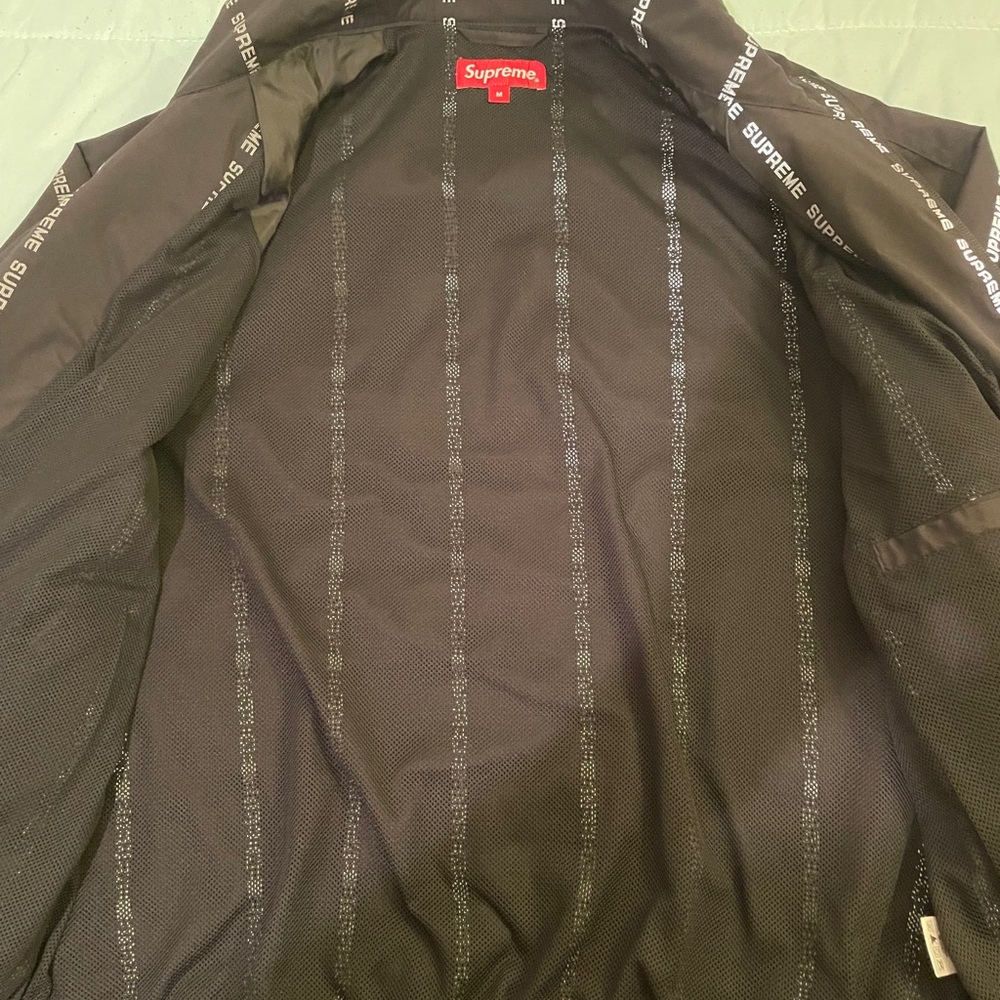 Supreme Reflective Text Track Jacket - Picture 4 of 13
